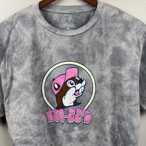 Buc-ee's Shirt Mens Medium Gray Tie Dye In My Buc-ee's Era Graphic Tee Retro